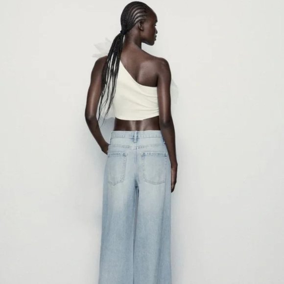 ZARA ORGANZA TOP - Picture 4 of 7